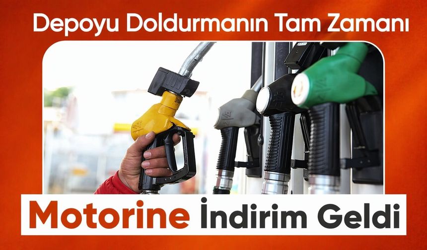 Litresi 70 liranın altına indi: Akaryakıta indirim...