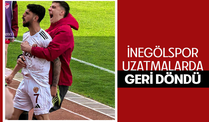 İnegölspor uzatmalarda geri döndü