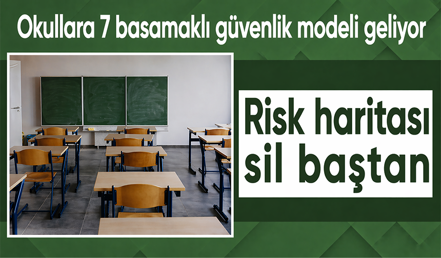 Okullara 7 basamaklı güvenlik modeli geliyor
