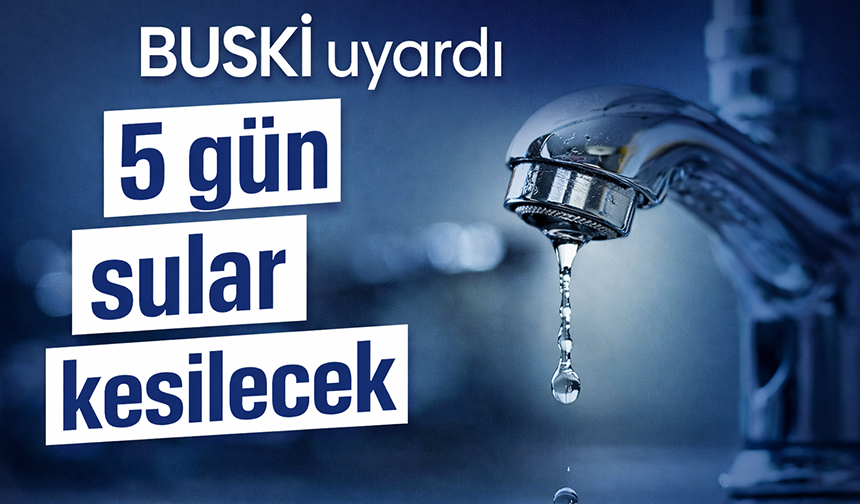 Bursa Mustafakemalpaşa'da su kesintisi