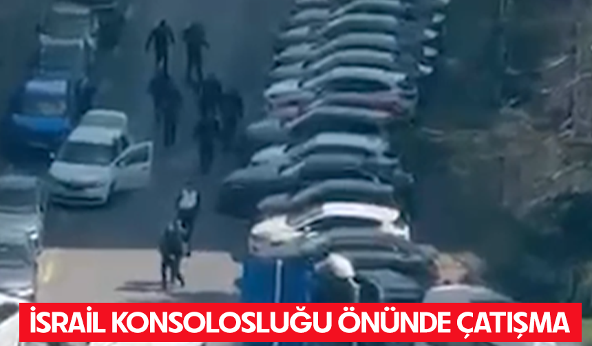 İstanbul'da İsrail Konsolosluğu önünde çatışma