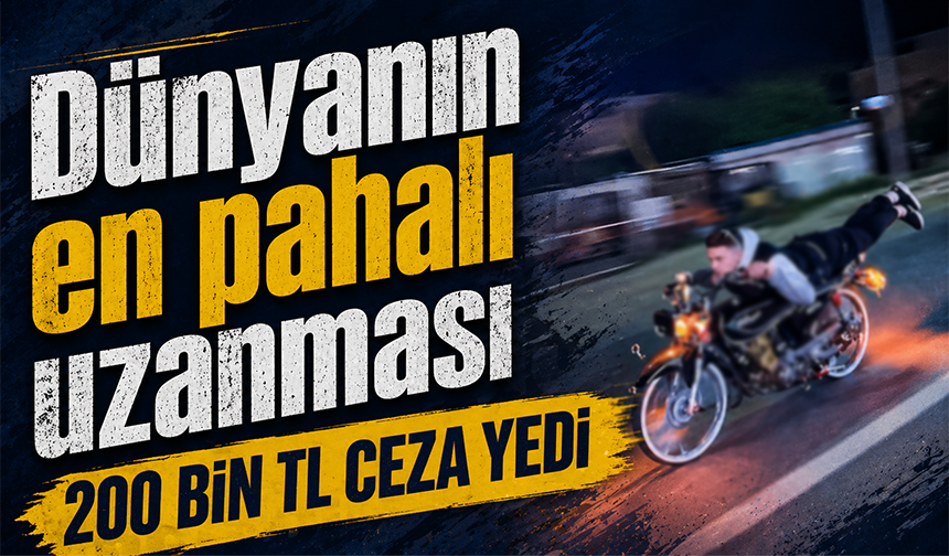 Bursa Kestel'de dünyanın en pahalı uzanması... 200 bin TL ceza yedi