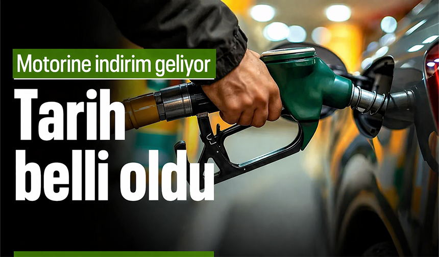 Motorine indirim geliyor: Tarih belli oldu
