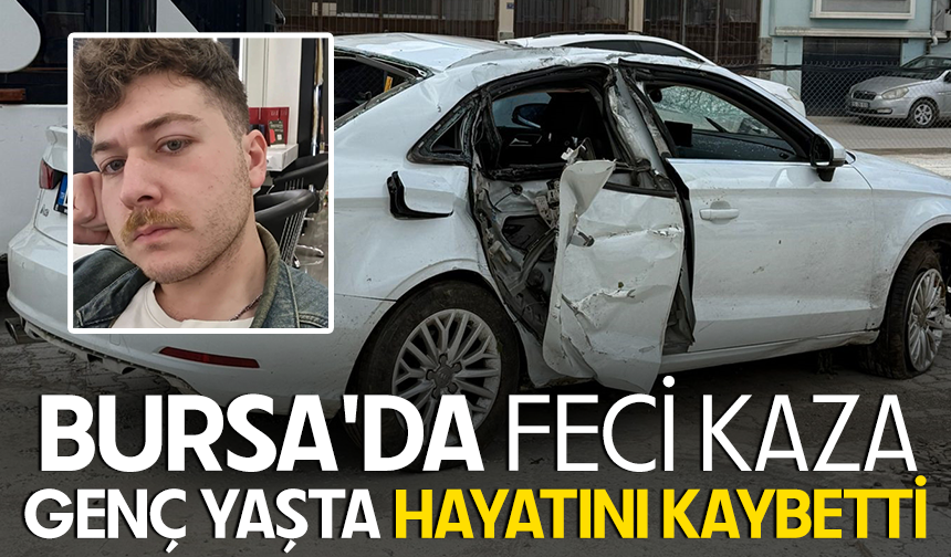 Bursa Gemlik'te feci kaza: Genç yaşta hayatını kaybetti