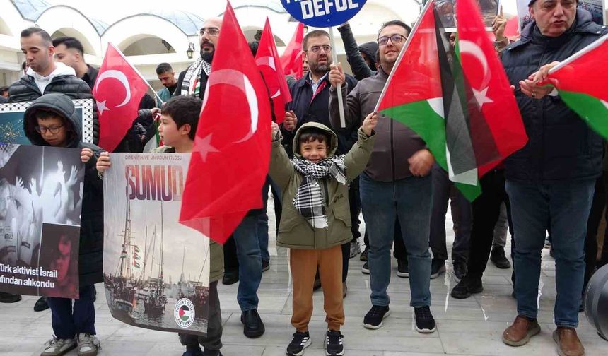 Çanakkale'den Küresel Sumud Filosu'na destek sesleri yükseldi