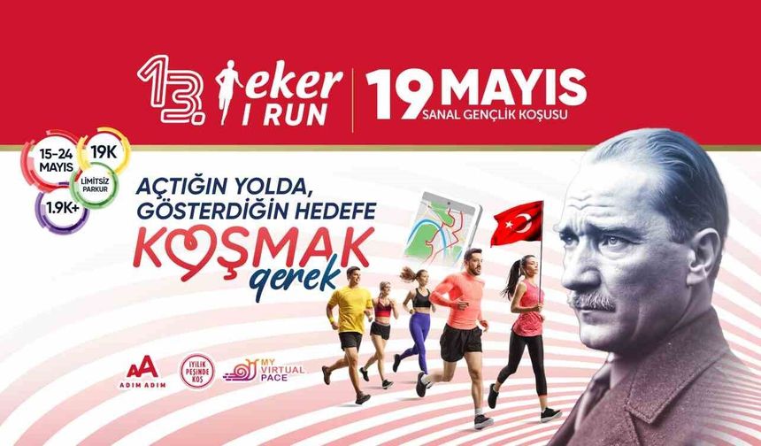 Eker I Run 19 Mayıs Sanal Gençlik Koşusu başladı
