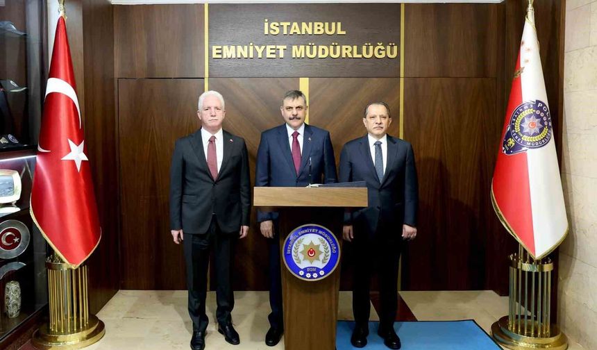 İçişleri Bakanı Çiftçi, İstanbul Emniyet Müdürlüğünü ziyaret etti