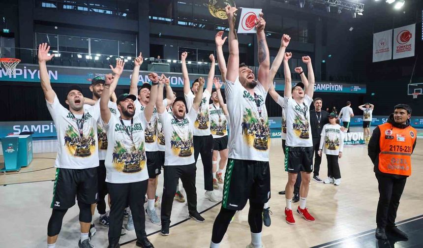 Türkiye Erkekler Basketbol 2. Lig'inde şampiyon Sakarya Büyükşehir oldu