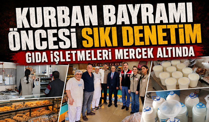 Kurban bayramı öncesi Gemlik'te gıda denetimleri artırıldı