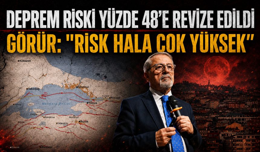 İstanbul için deprem riski yüzde 48’e revize edildi! Görür: "Risk hala çok yüksek"