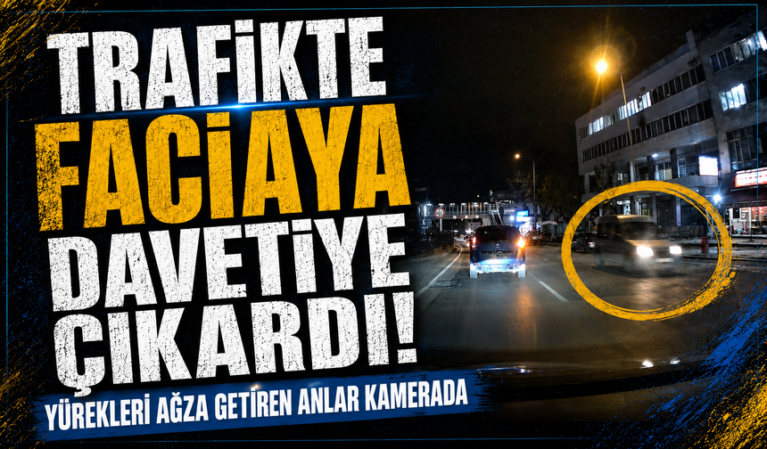 Bursa Osmangazi'de ters yönde ilerleyen araç kameraya yansıdı
