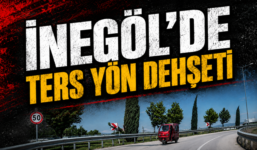 Bursa İnegöl'de ters yön d*hşeti