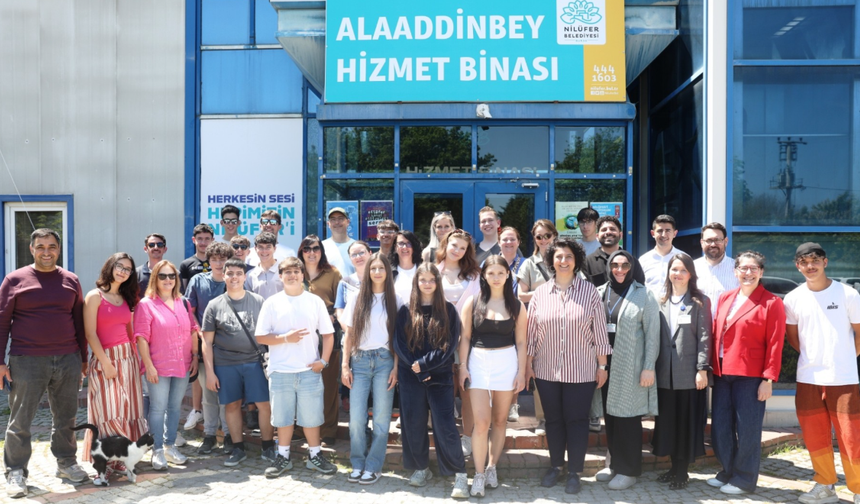 Nilüfer’in yeşil enerji vizyonu Avrupalı gençlere anlatıldı
