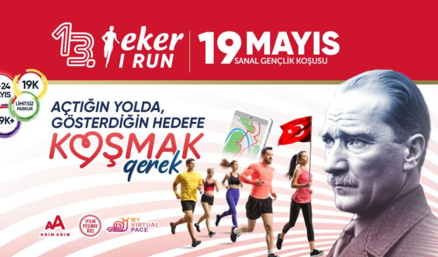Eker I Run 19 Mayıs Sanal Gençlik Koşusu başladı