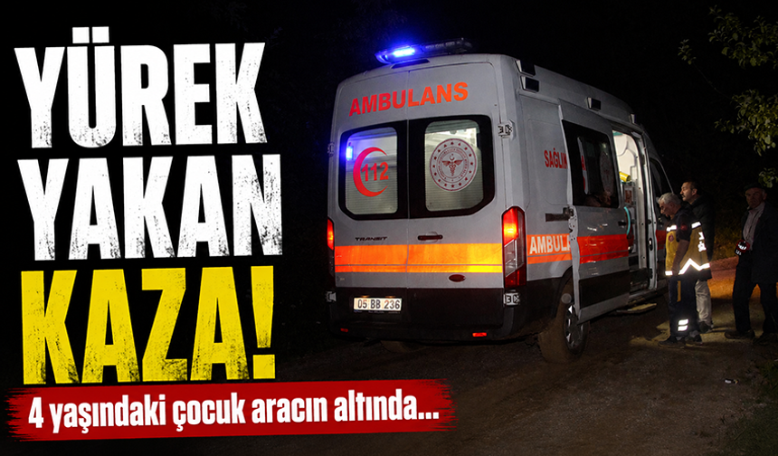 Bursa'da aracın altında kalan 4 yaşındaki çocuk ağır yaralandı