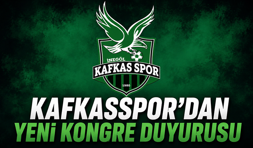 Kafkasspor'dan yeni kongre duyurusu