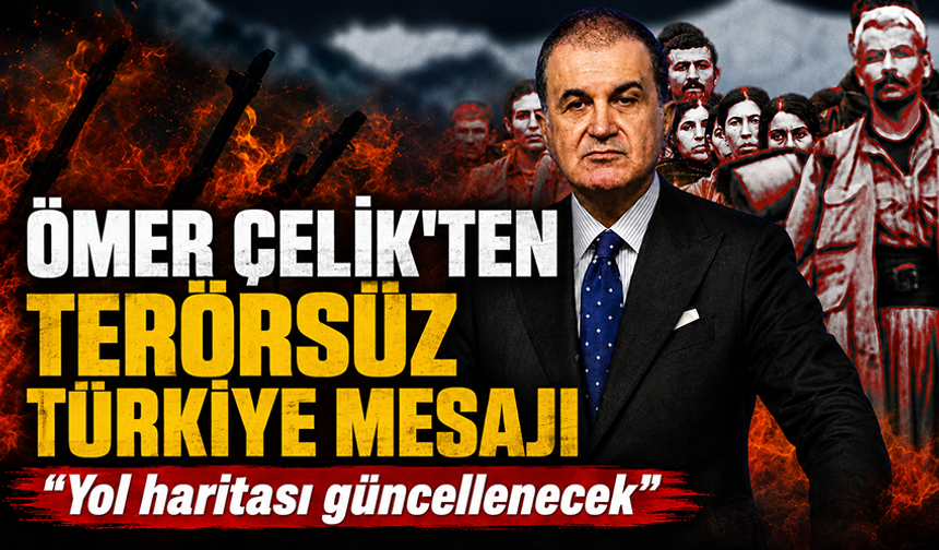 AK Parti Sözcüsü Çelik'ten 'Terörsüz Türkiye' mesajı