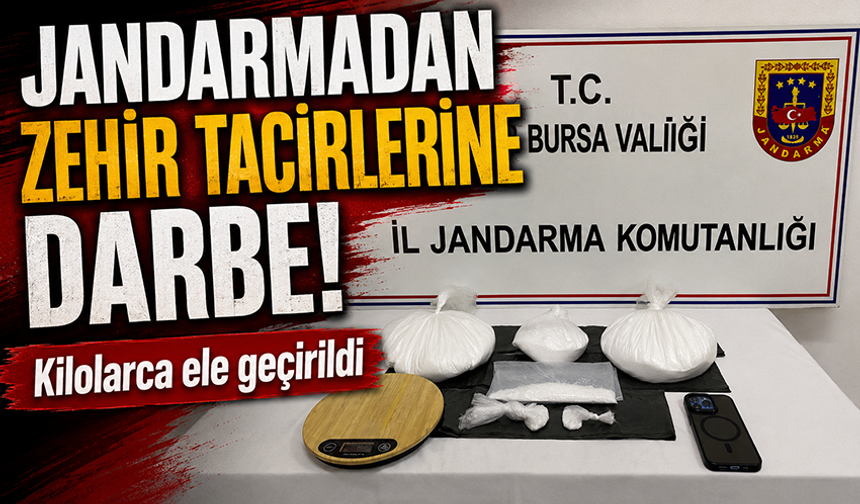 Bursa’da uyuşturucu operasyonu! Kilolarca ele geçirildi