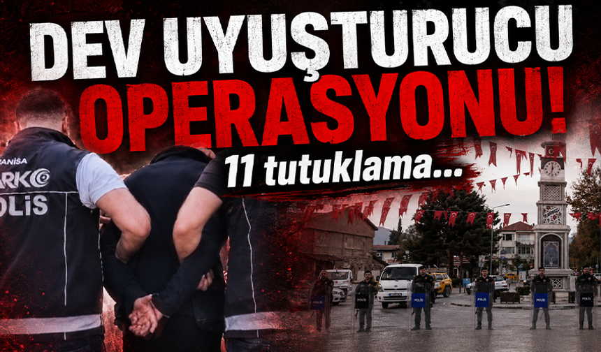 Bursa’da uyuşturucu operasyonu: 11 tutuklama