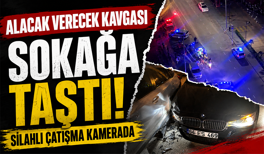 Bursa’da sokak ortasında silahlı çatışma kamerada