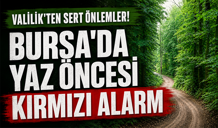 Bursa Valiliği'nden sert önlemler! Orman yangınları için 23 maddelik önlem paketi