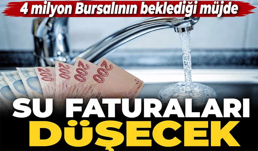 Bursa’da suya indirim