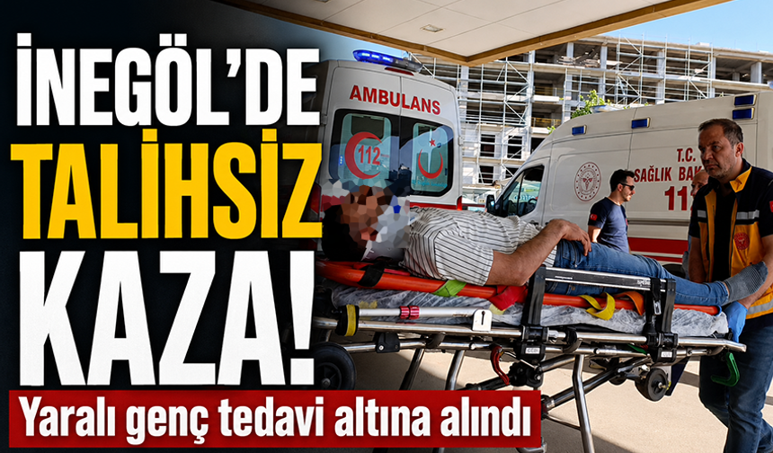 Bursa İnegöl’de ağaçtan düştü! Yaralı genç tedavi altına alındı