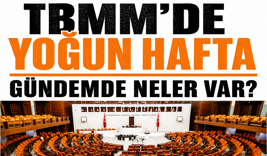 TBMM'de yoğun hafta: Gündemde neler var?