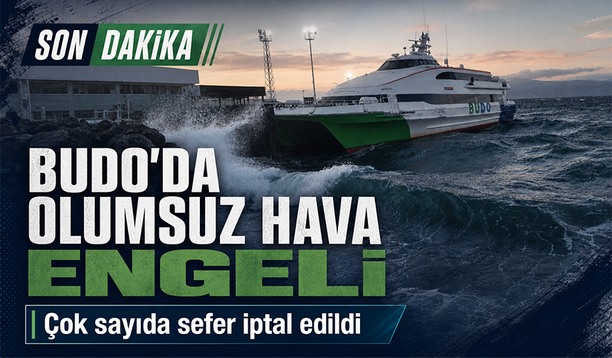BUDO'nun bazı seferleri iptal edildi
