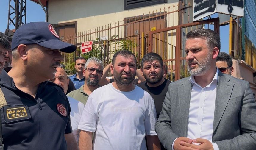 Başkan Vekili Biba, yangın yerinde