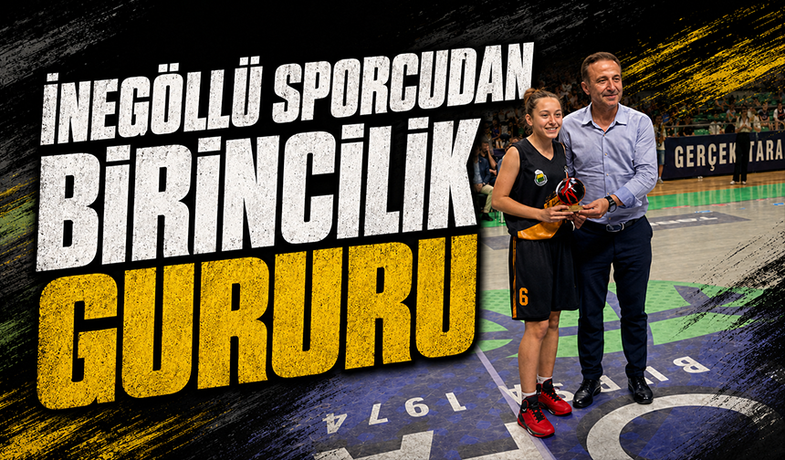 İnegöllü sporcudan birincilik gururu