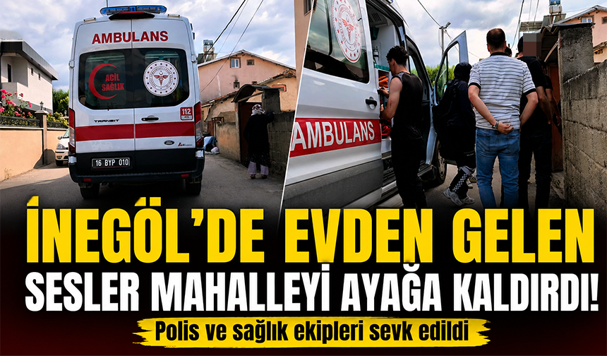 Bursa İnegöl'de iki kardeş mahalleyi ayağa kaldırdı