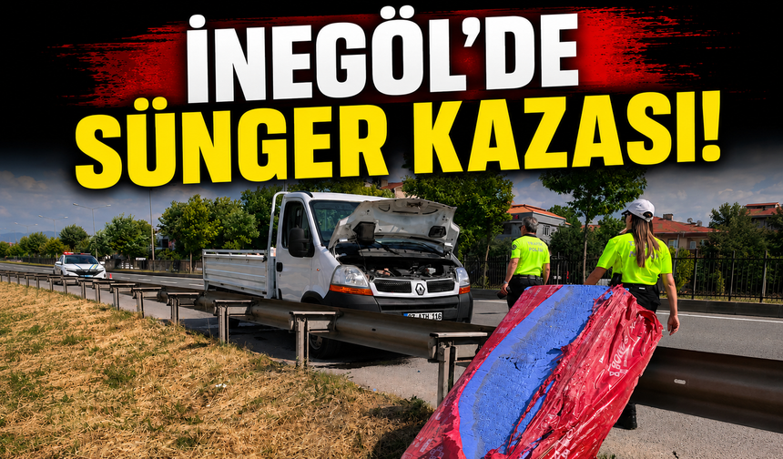 Bursa İnegöl'de sünger kazası