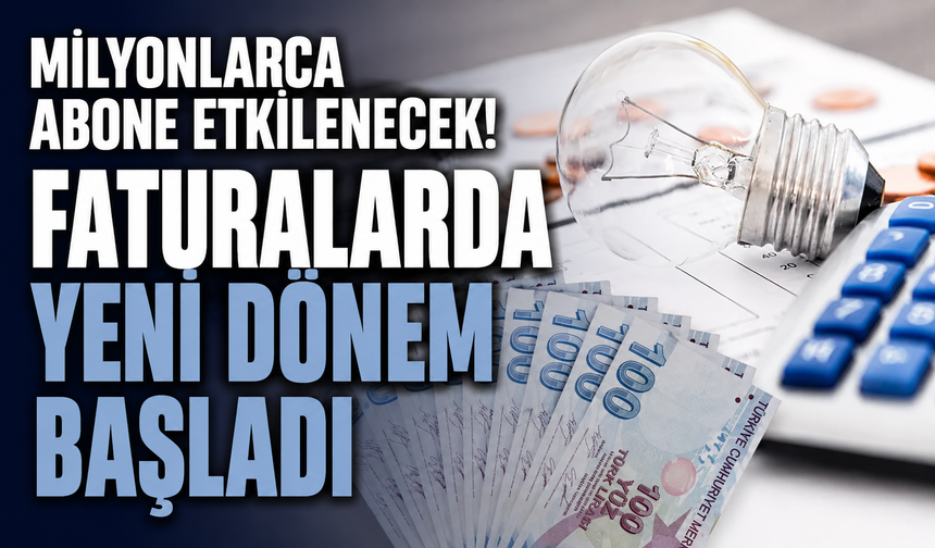 Faturalarda devrim gibi yenilik! Milyonlarca aboneyi ilgilendiriyor