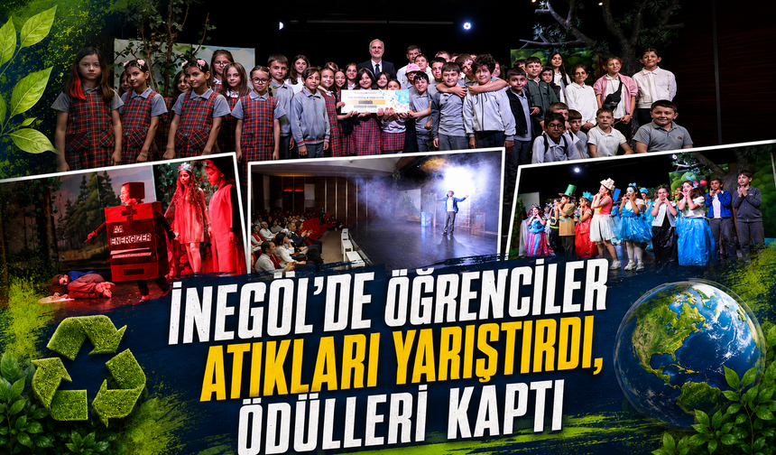 Bursa İnegöl'de Atık Toplama Yarışmasının Kazananları Belli Oldu