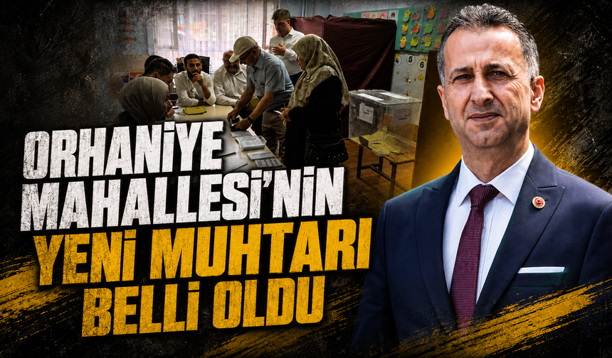 İnegöl Orhaniye Mahallesi’nin Yeni Muhtarı Belli Oldu