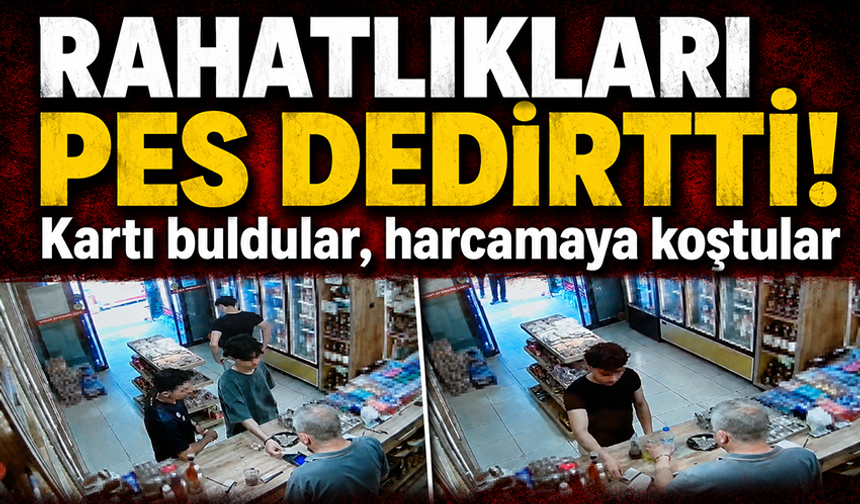 Bursa'da buldukları kredi kartıyla alışverişe çıktılar!