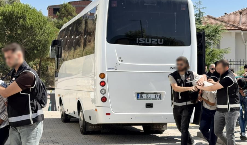 Bursa'da Daltonlar soruşturmasına 7 tutuklama