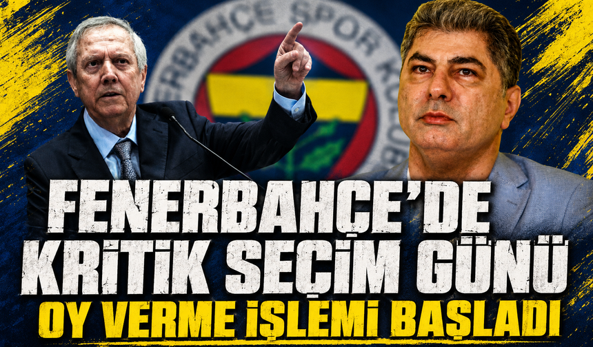 Fenerbahçe'de kritik gün: Oy verme işlemi başladı
