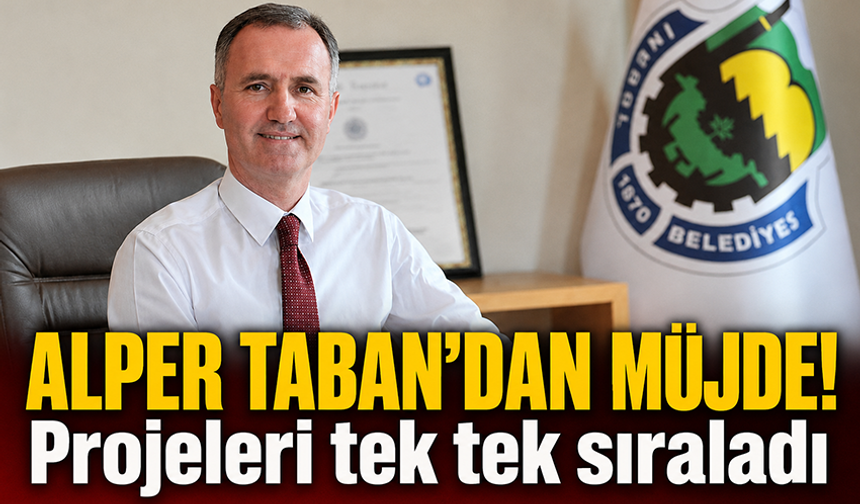 İnegöl Belediye Başkanı Alper Taban'dan müjde! Projeleri tek tek sıraladı