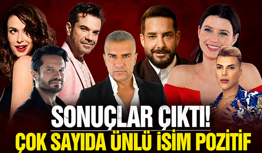 Ünlülere uyuştur*cu soruşturması: 8 ismin test sonucu pozitif çıktı
