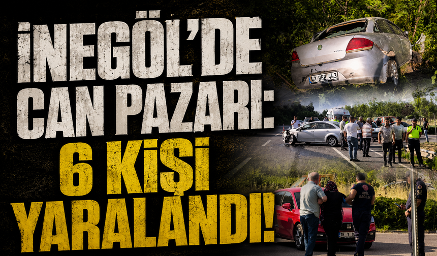 Bursa İnegöl'de can pazarı: 6 kişi yaralandı