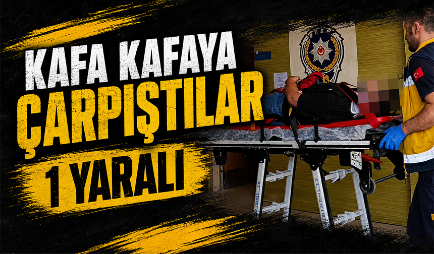 Bursa İnegöl'de Kafa kafaya çarpıştılar; 1 yaralı