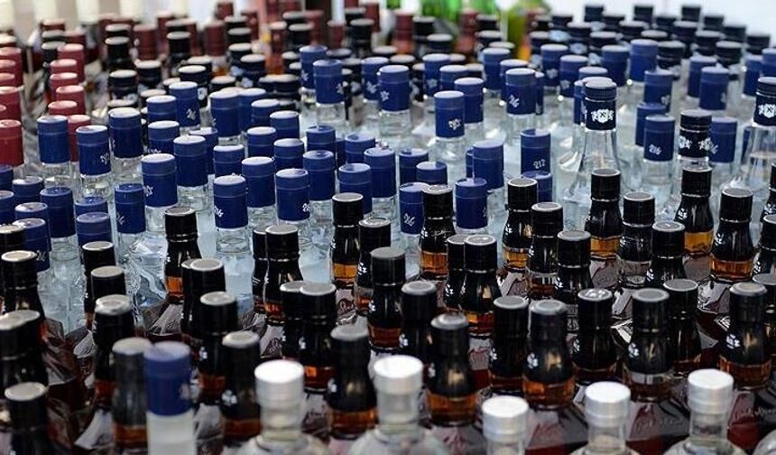 Bursa'da 297 şişe sahte alkollü içki ele geçirildi!