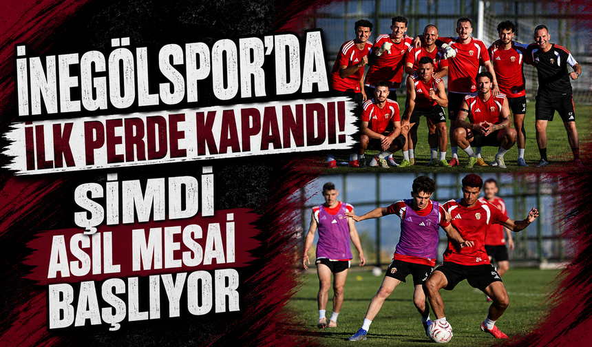 İnegölspor'da İlk Perde Kapandı! Şimdi Asıl Mesai Başlıyor
