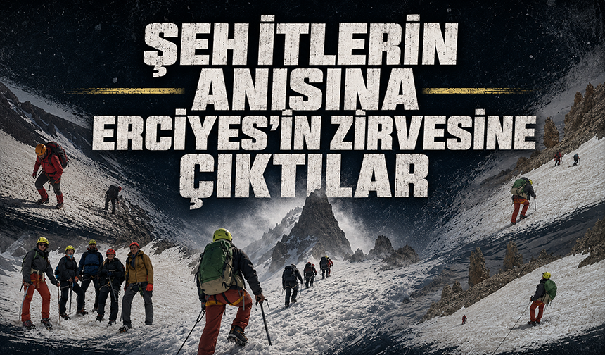 İnegöl Belediyespor Dağcıları 15 Temmuz İçin Erciyes’e Tırmandı