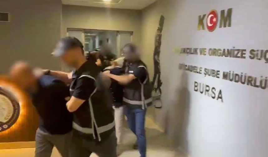 Bursa'da vatandaşın canını bezdirmişlerdi...Şafak operasyonu ile yakalandılar