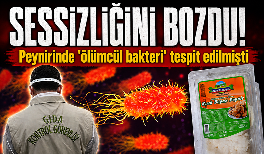Tahsildaroğlu sessizliğini bozdu! Peynirinde 'ölümcül bakteri' tespit edilmişti!