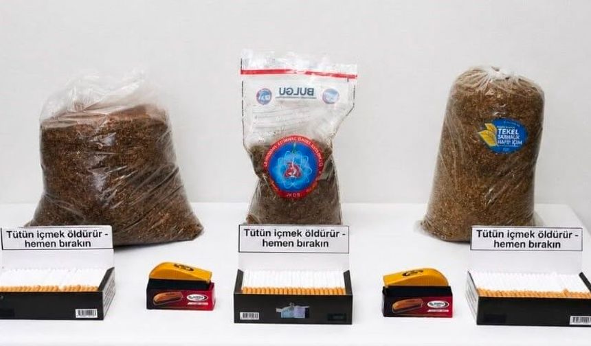 Tekirdağ'da 11 kilogram kaçak tütün ele geçirildi
