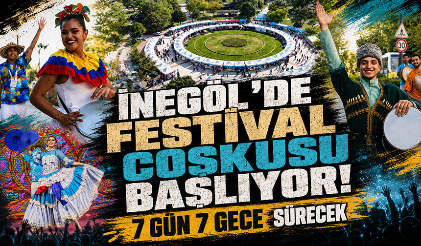 İnegöl’de 39. Uluslararası Kültür Sanat Festivali Başlıyor